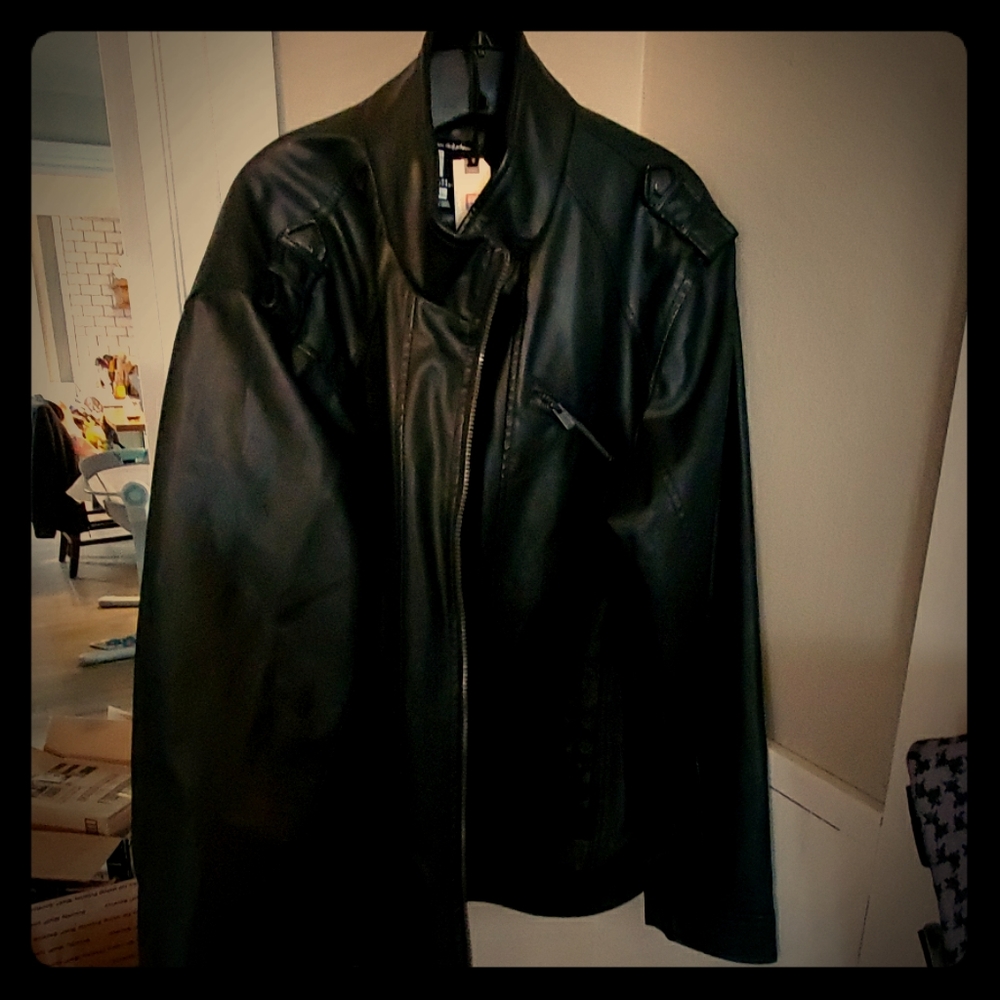 Mens pleather jacket